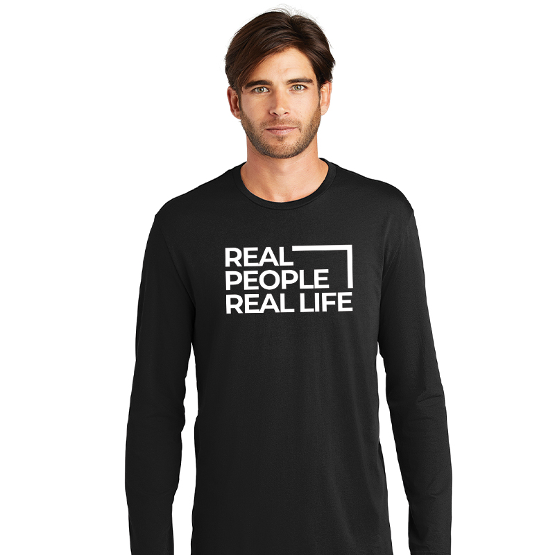 Long Sleeve Tee - Real People Real Life (DT105)