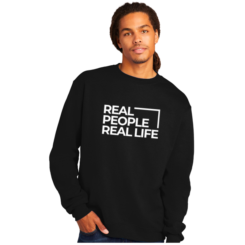 Crewneck Sweatshirt - Real People Real Life (S6000)