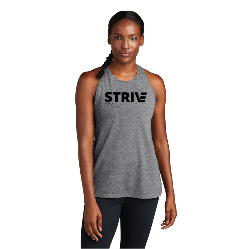 Strive - Tank Top - LST402 - Dark Heather Grey - Full Front