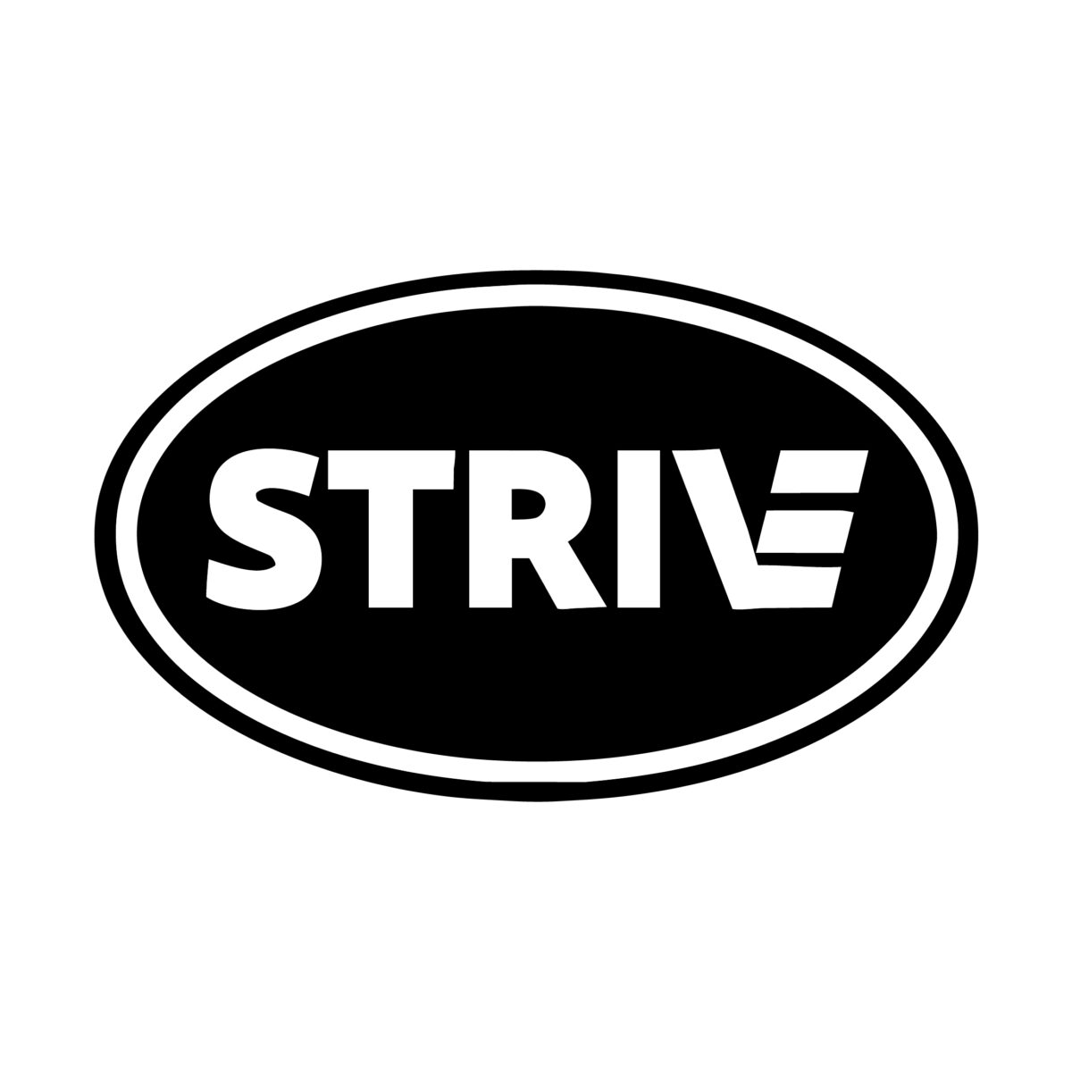 Strive - 3"x 5" Oval Sticker